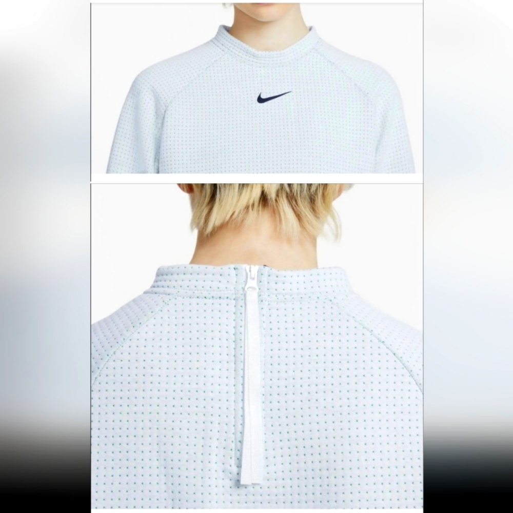 Nike mint green women's sweatshirt tech fleece